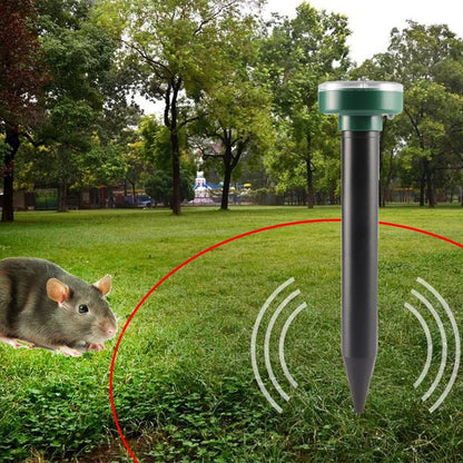 EcoGuard Solar-Powered Ultrasonic Pest Repeller [4-Pack]