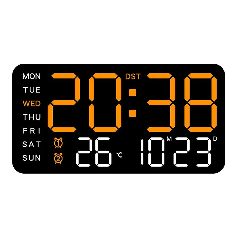 Large Digital Wall Clock