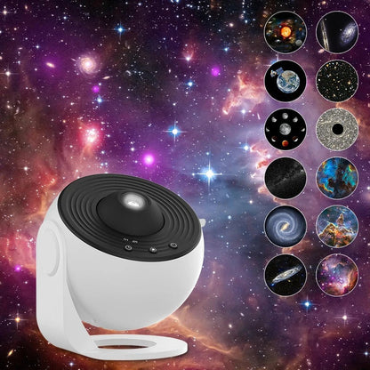 Galaxy Projector Night Light – 360° Rotating Starry Sky Planetarium Lamp