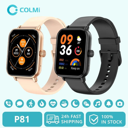 Smart Watch with Bluetooth Calling, 24H Health Monitor & 100+ Sports Modes