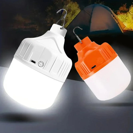 USB Rechargeable LED Camping Light – Super Bright Portable Bulb