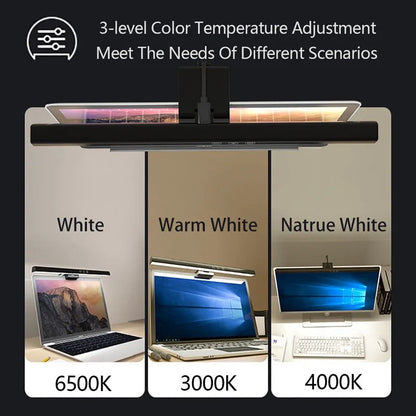 Eye-Care LED Monitor Light Bar – 50cm USB-Powered Desk Lamp with Stepless Dimming for Computer Screens and Reading