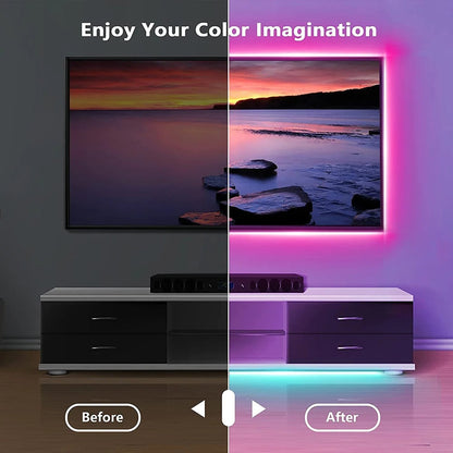 USB Bluetooth RGB LED Strip Light 5050 SMD Flexible Self-Adhesive Tape