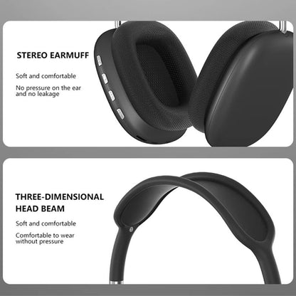 P9 Pro Max Air Wireless Headphones – Noise Cancelling Bluetooth Headset with Mic