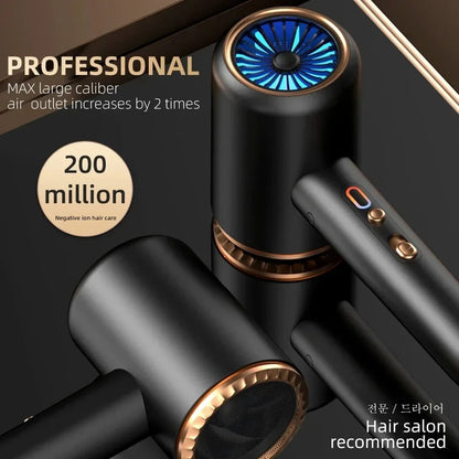 Professional Hair Dryer – 2400W Hot & Cold Wind Ionic Blow Dryer