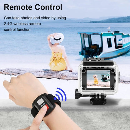 Ultra HD 4K Action Camera – Wide-Angle, Waterproof Video Recording Sports Cam