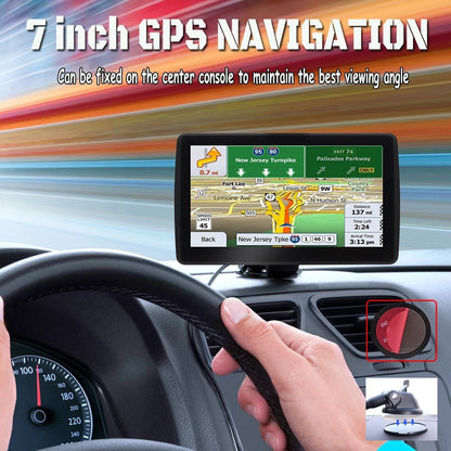 7-Inch GPS Navigation System – Car & Truck SAT NAV with Free 2024 Europe Maps