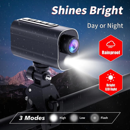 5K Helmet Action Camera – WiFi Sport DV with LED & Anti-Shake for Bike & Motorcycle