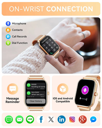 Avelora Ladies Smartwatch Smart Tracker