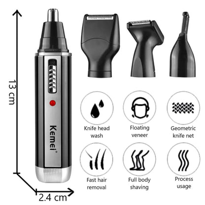 4-in-1 Rechargeable Nose & Beard Trimmer