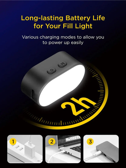 RGB Magnetic Fill Light for Gimbal – LED Photography Light