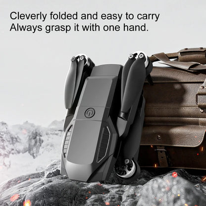 Professional Dual Camera Drone – 1080P HD WiFi FPV Foldable Quadcopter with Wide-Angle Lens & Brushless Motors