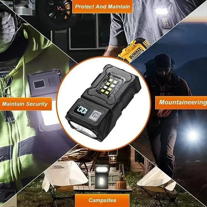 Mini USB Rechargeable LED Flashlight – Super Bright Magnetic