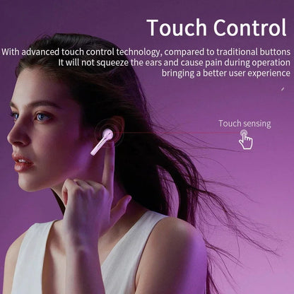 Pro Wireless Earbuds – Noise Cancelling HiFi Stereo In-Ear Headphones with Mic & Waterproof