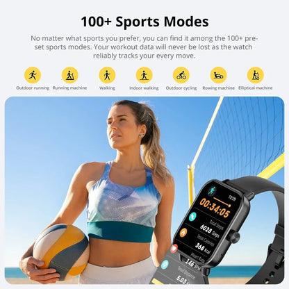 PulseFit Ultra Smartwatch with 24/7 Health Monitoring & Bluetooth