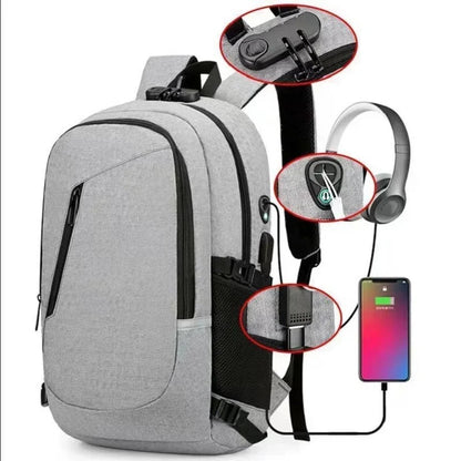Anti-Theft Backpack with Password Lock