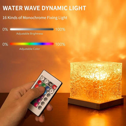 Ocean Wave Projector Light 16 Colors Aurora Glow Lamp