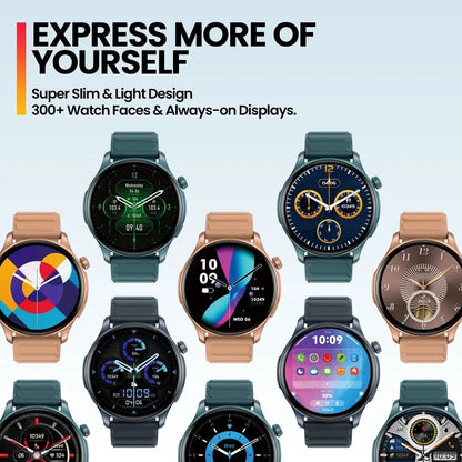 3 PRO Smartwatch – 1.43" AMOLED Display with Bluetooth Calling & Fitness Health Tracker
