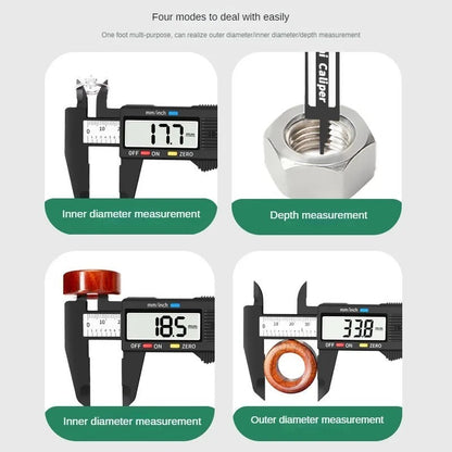 150mm Electronic Digital Caliber LCD Display Vernier Micrometer Gauge with Storage Box