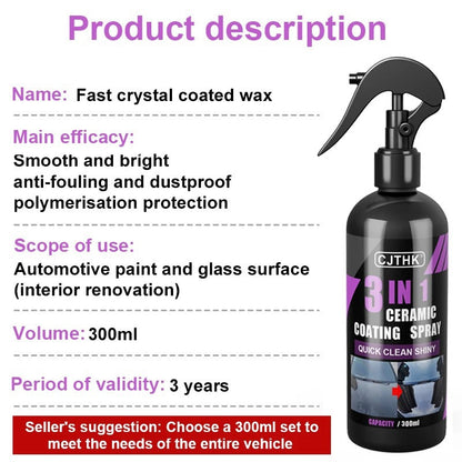 Car Ceramic Nano Coating Liquid Nano Crystal Hydrophobic Paint Protection and Polishing Agent