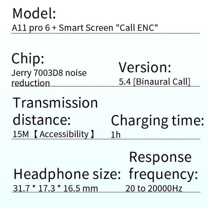 TWS Wireless Earbuds with Touch Control