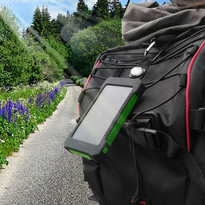 200000mAh Solar Power Bank Large Capacity Portable Battery