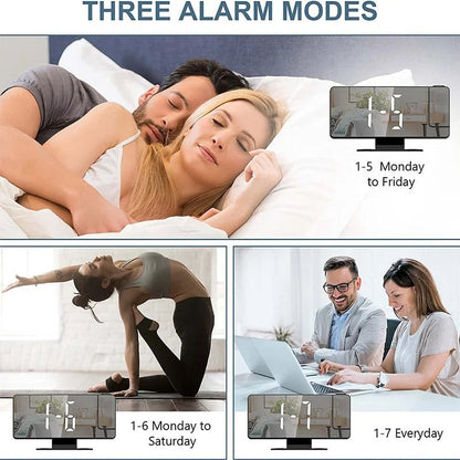 LED Digital Projection Alarm Clock