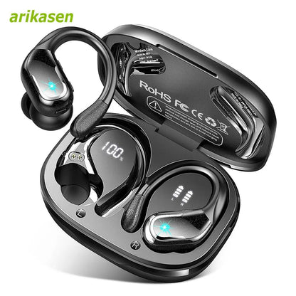 Bluetooth 5.3 Earphones IP7 Waterproof Wireless Headphones