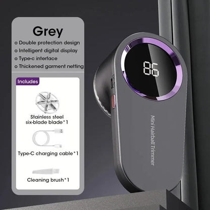 LED Digital Lint Remover – USB Rechargeable Fabric Shaver