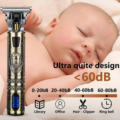 Electric Hair Trimmer – Precision Carving Clipper for Men’s Beard & Hair Grooming