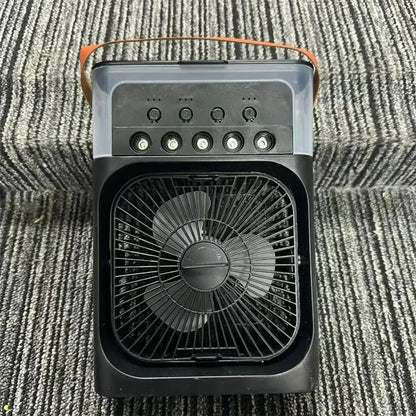 3-in-1 USB Air Cooler – Portable Fan, Air Conditioner & LED Night Light for Home & Office