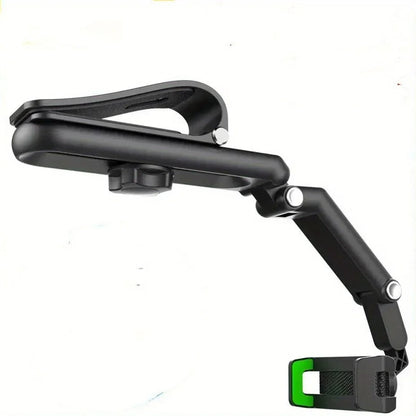 360° Rotating Rearview Mirror Phone Holder – Multifunction Car Phone Carrier